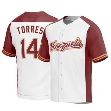 Venezuela Baseball Men's Gleyber Torres 2023 World Baseball Classic Jersey - Replica White