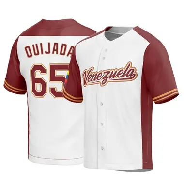 Venezuela Baseball Youth Jose Quijada 2023 World Baseball Classic Jersey - Replica White